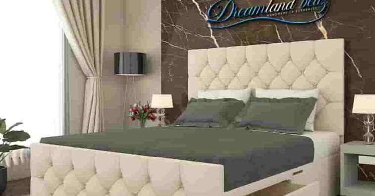 Windermere Upholstery Bed with optional ottoman storage With drawer