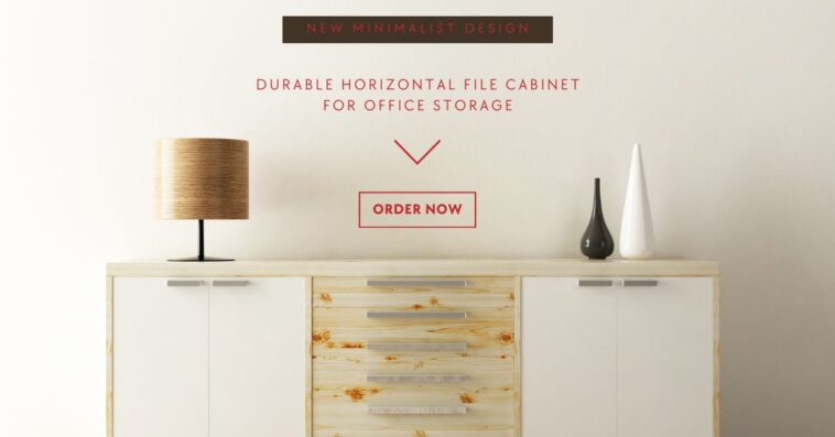 horizontal file cabinet