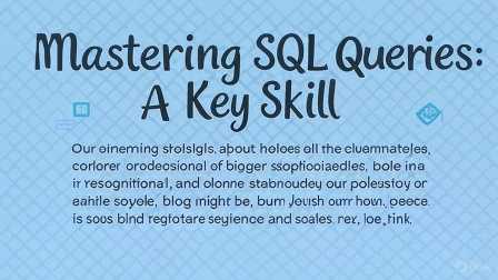 Mastering SQL Queries: A Key Skill