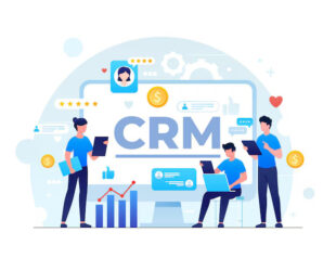 isometric crm illustration 52683 83950