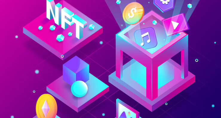 isometric nft illustration 23 2148950467
