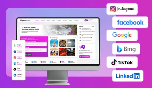 AdvertMate: AI Ad Automation Across 8 Platforms 1 m11 1 1