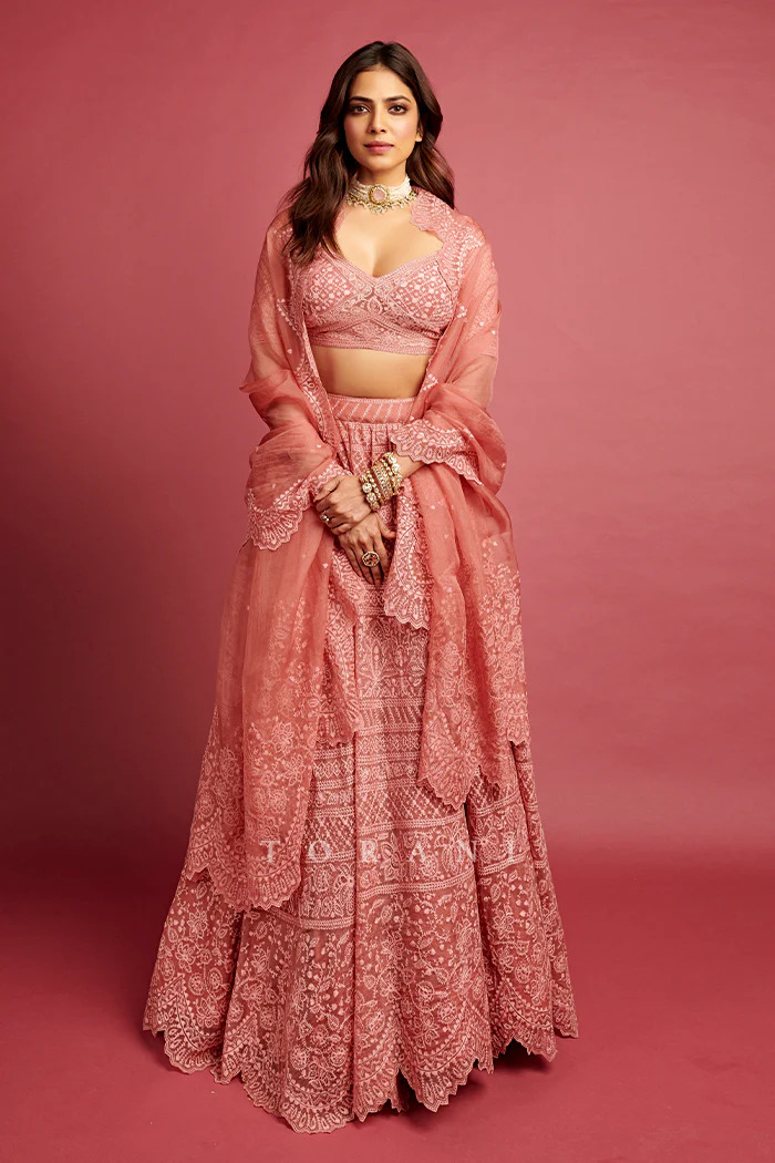 Shop Malavika Mohanan Lehenga – Celebrity Designer Dresses 1 malavika mohan 1