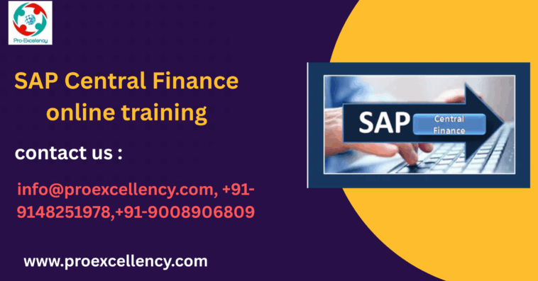 sap central finance online training banner