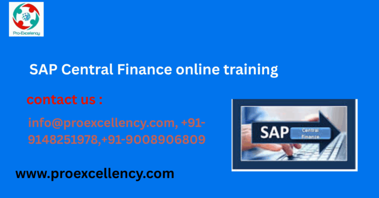sap central finance online tranining banner