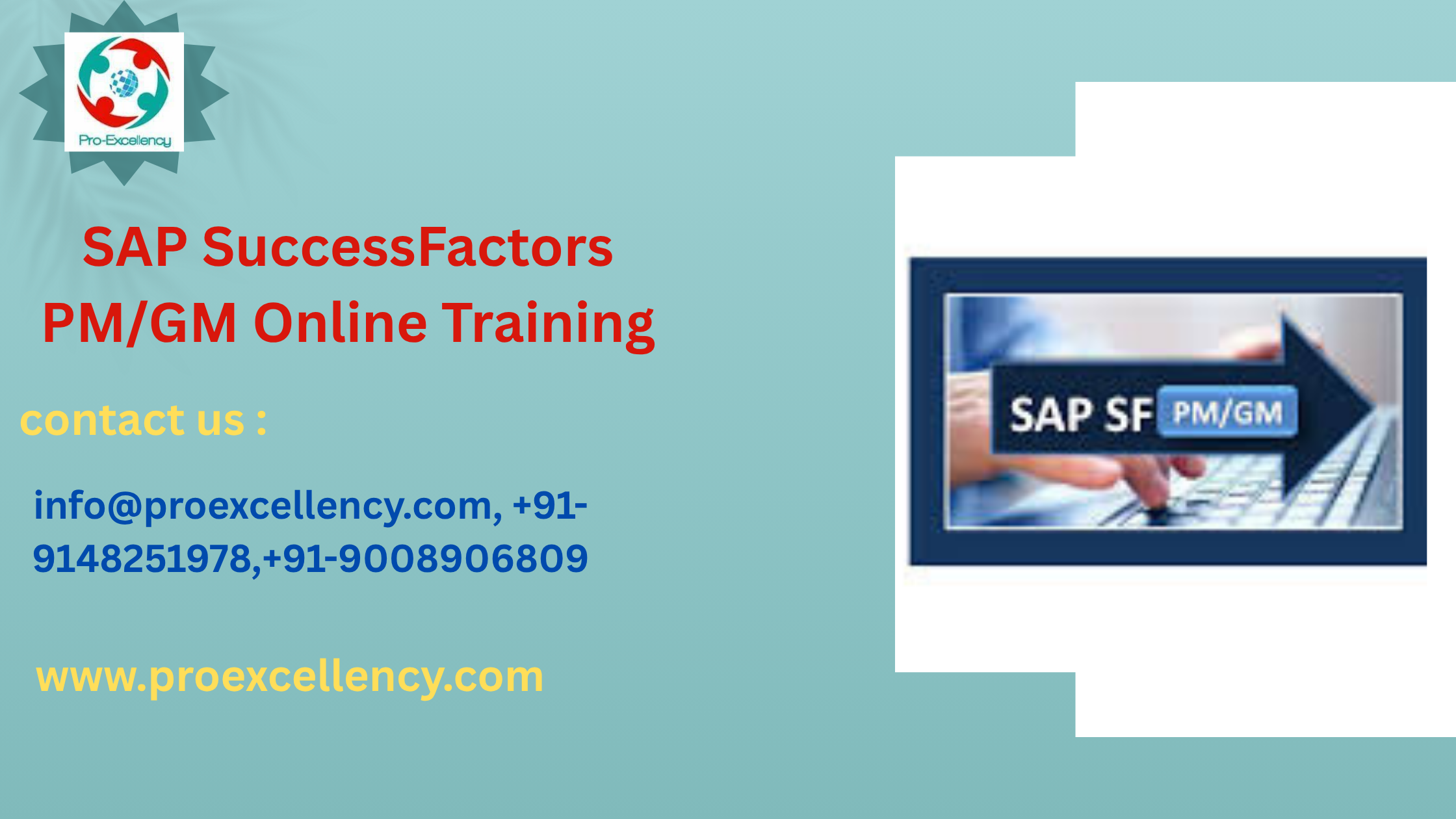 SAP SuccessFactors PM/GM Online Learning – Practical Training with the aid of Proexcellency 1 sap sucess factors pm gm online training banner