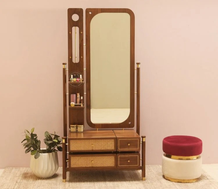 Buy Dressing Table Online with Easy EMI & Free Delivery – WoodenStreet 1 1 750x650 5 1