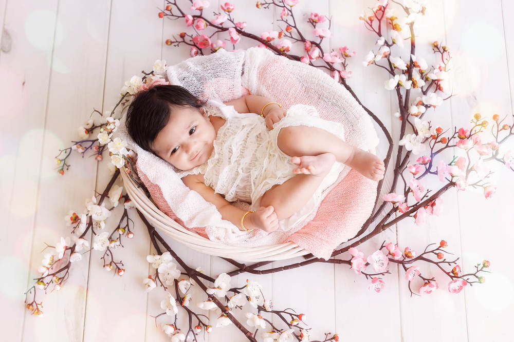 Capture the Magic: 1 Month Baby Photoshoot Ideas You Will Adore 1 1st month baby photoshoot