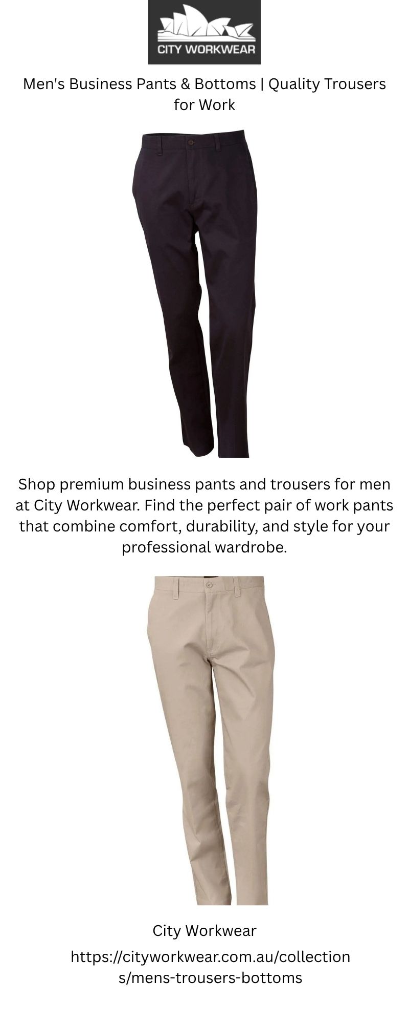 Men's Business Pants & Bottoms | Quality Trousers for Work 1 2 1
