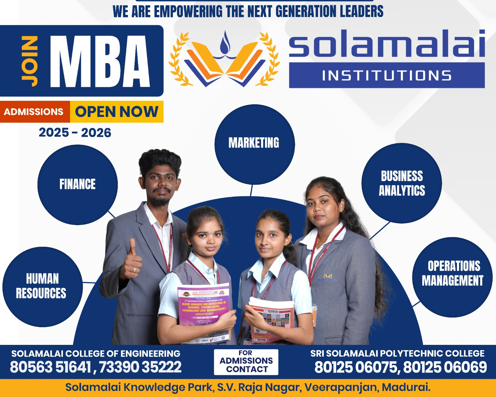 Admissions Open – MBA at Solamalai College of Engineering, Madurai 1 505865947 1120108063473521 479082482752408137 n