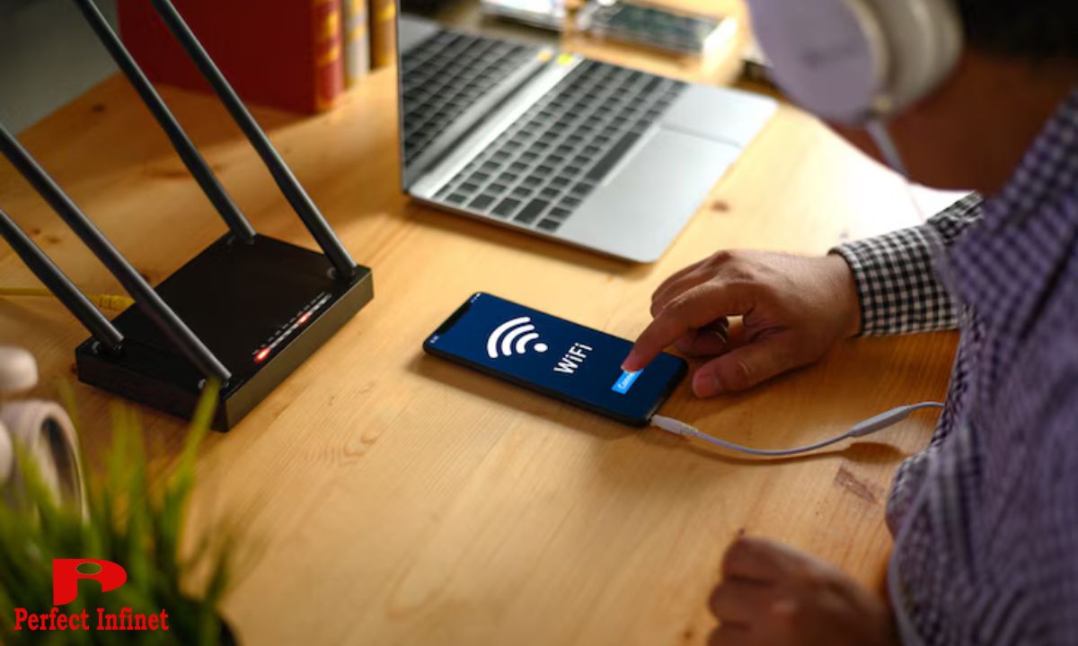 Broadband internet connection