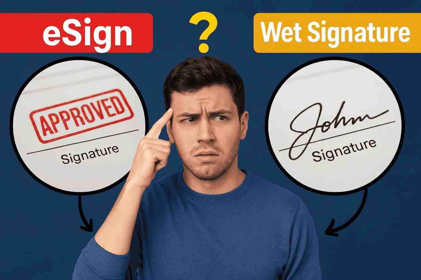 Aadhaar eSign vs. Wet Signature