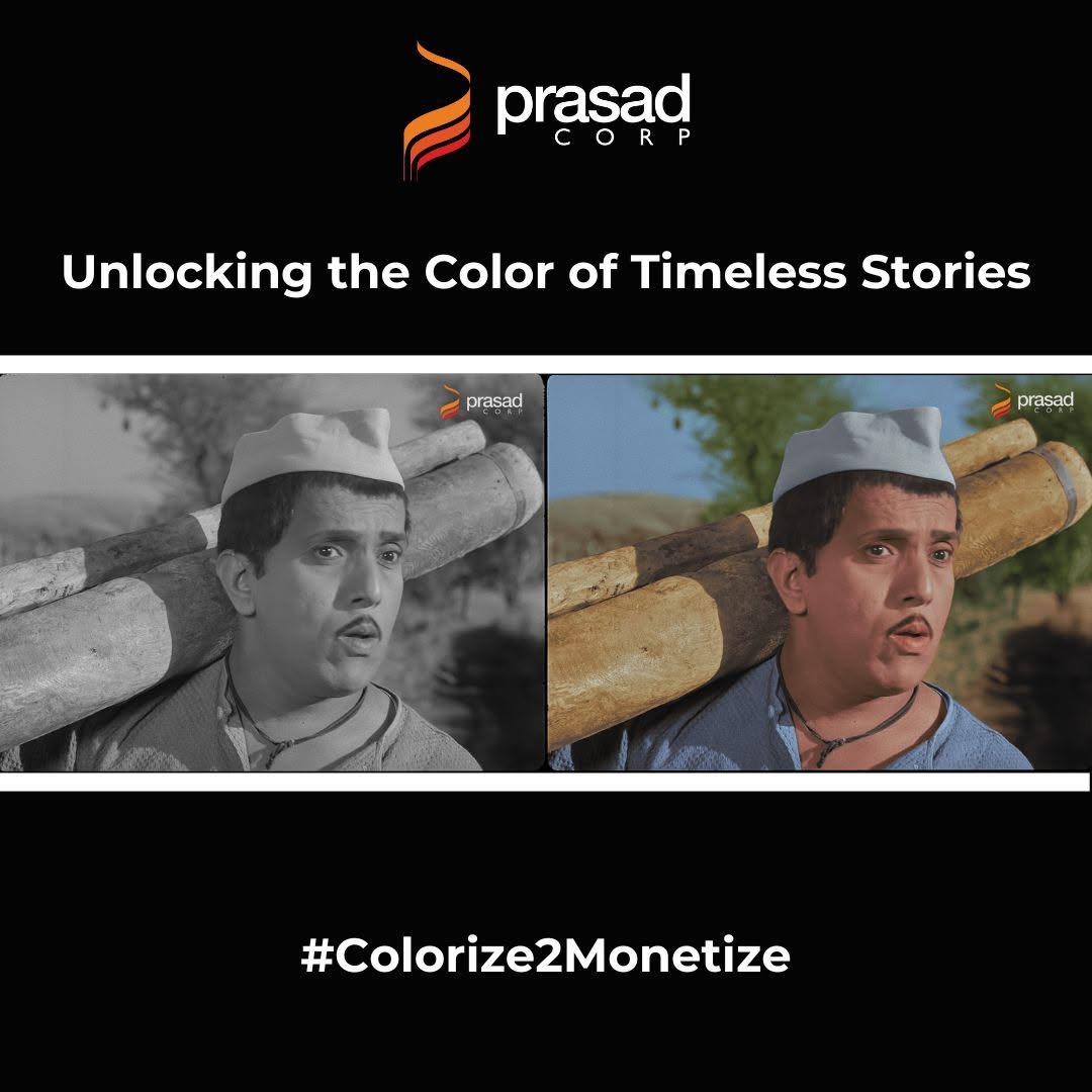 Colorizing Classics? Prasad Corp Delivers Accurate & Aesthetic Solutions 1 Film colorization img