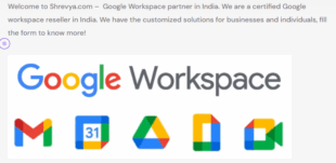Google Workspace Reseller In India Shervya 1