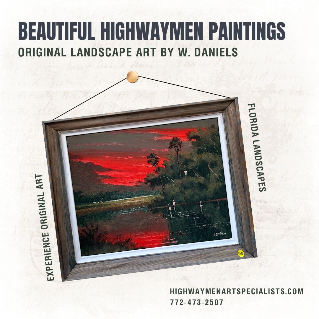 Gallery Paintings for Sale – Stunning Florida Landscapes 1 Highwaymen art pieces for sale