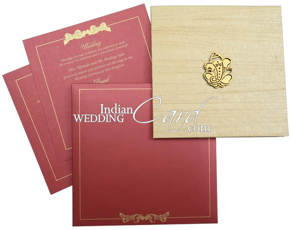 Shop Exquisite Hindu Wedding Cards Online 1 Hindu Wedding Cards