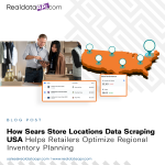 Sears Store Locations Data Scraping USA for Planning