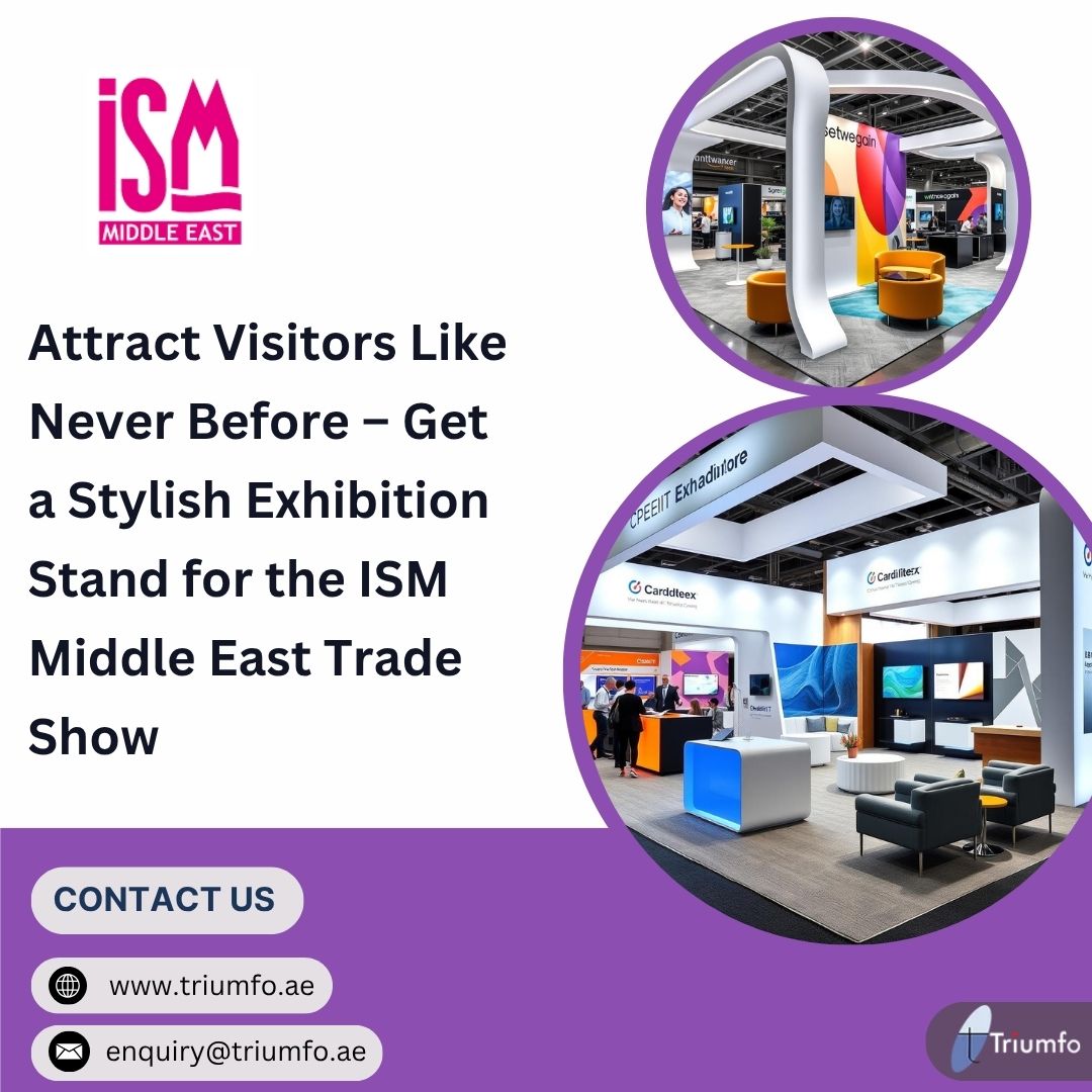Looking for Affordable Custom Booths for ISM Middle East? 1 ISM Middle East