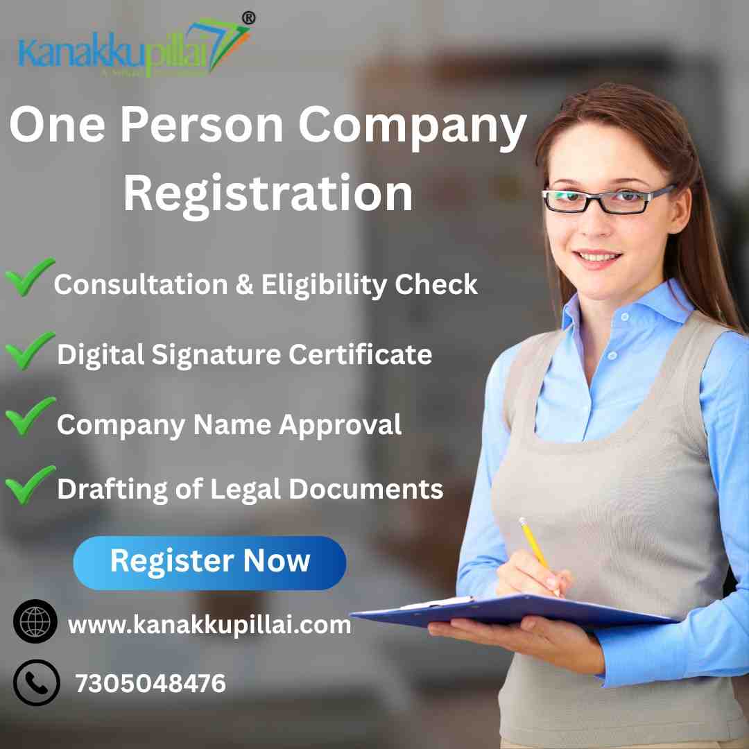 One Person Company Registration