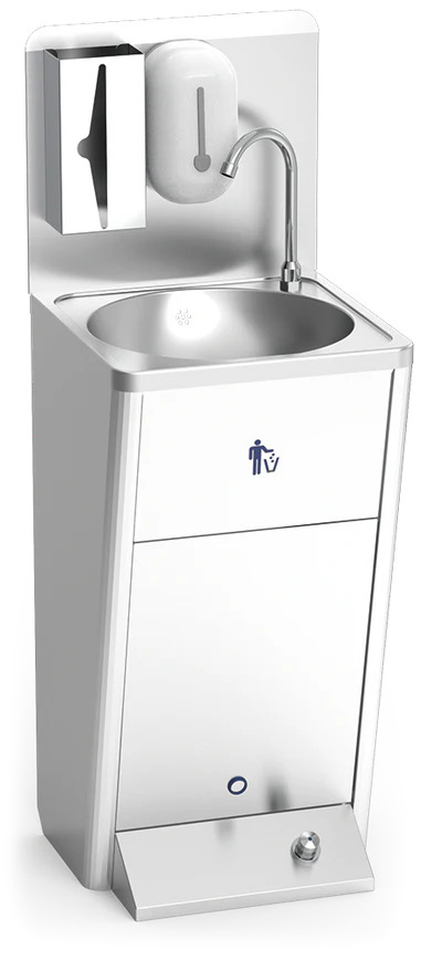 Boost Restaurant Safety with Foot-Operated Sinks 1 foot pedal sink