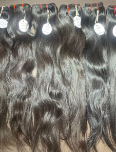 Raw straight hair