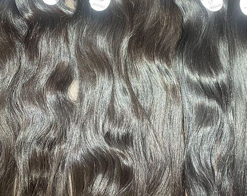 Raw straight hair