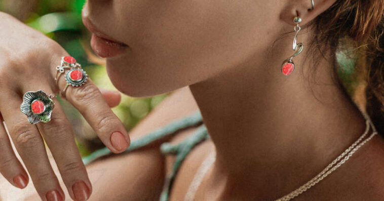 Rhodochrosite jewelry