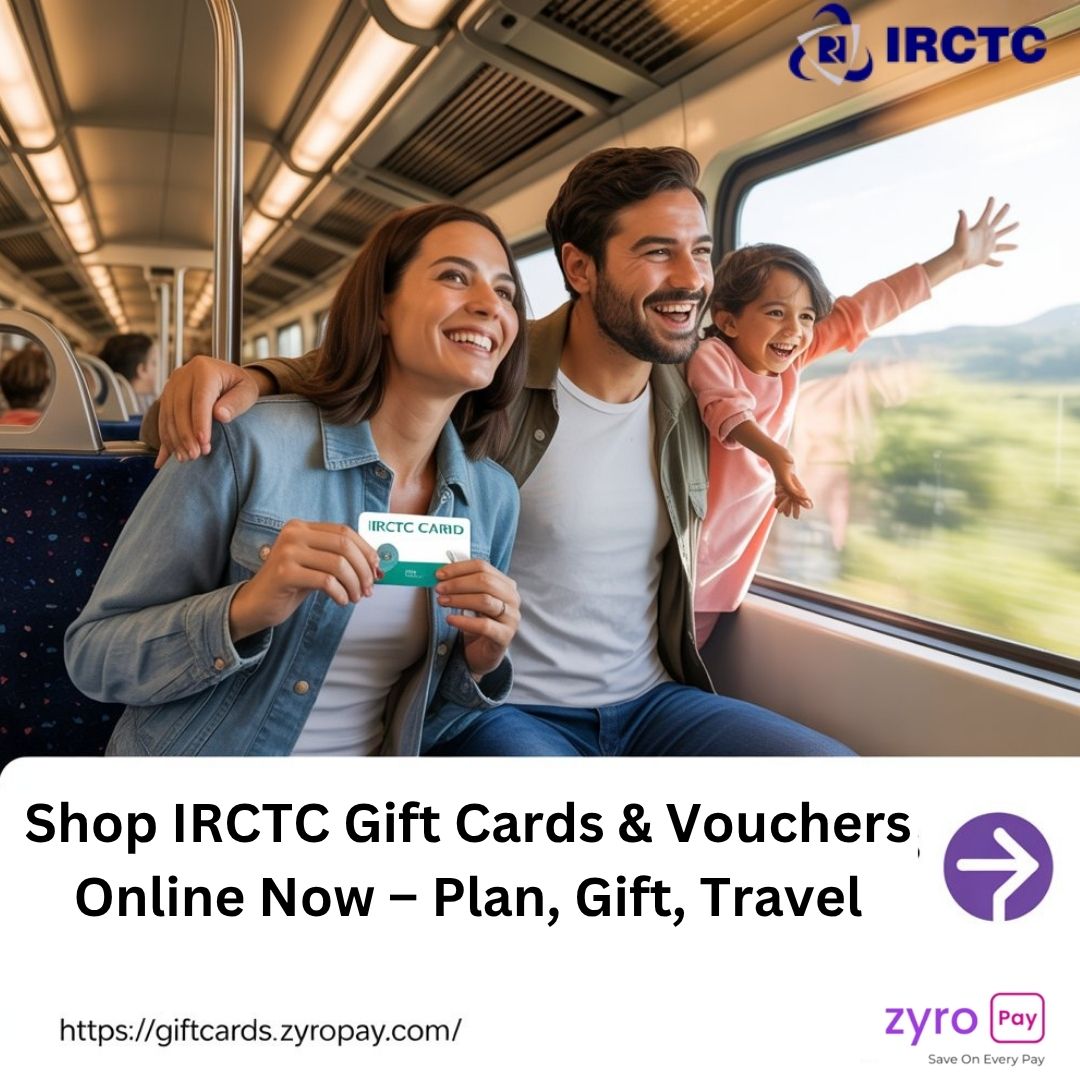 Shop IRCTC Gift Cards Vouchers Online Now – Plan Gift Travel