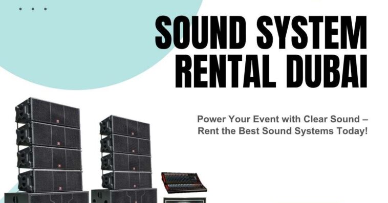 Sound System Rental Dubai