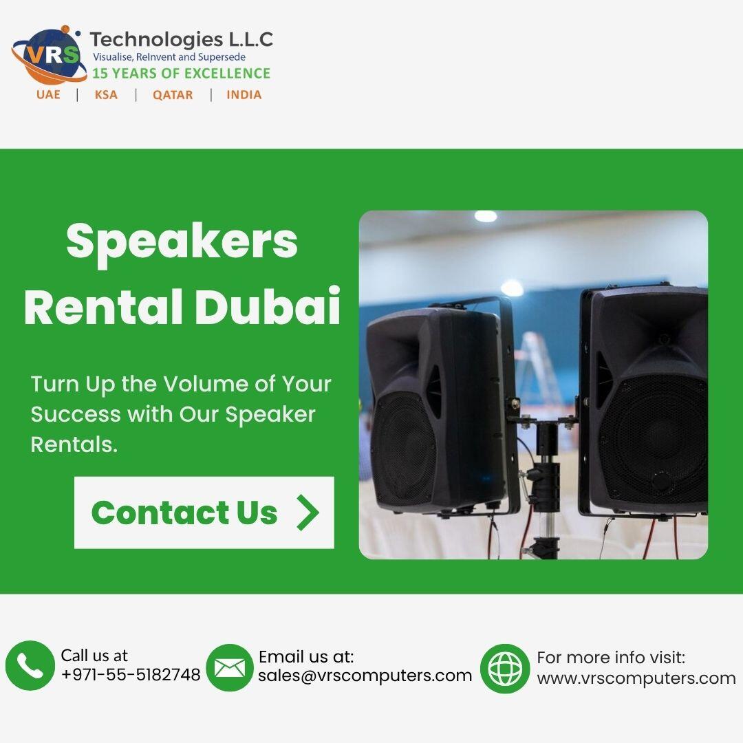 Loud & Clear! Book Speaker Rentals in Dubai Now 1 Speakers Rental Dubai