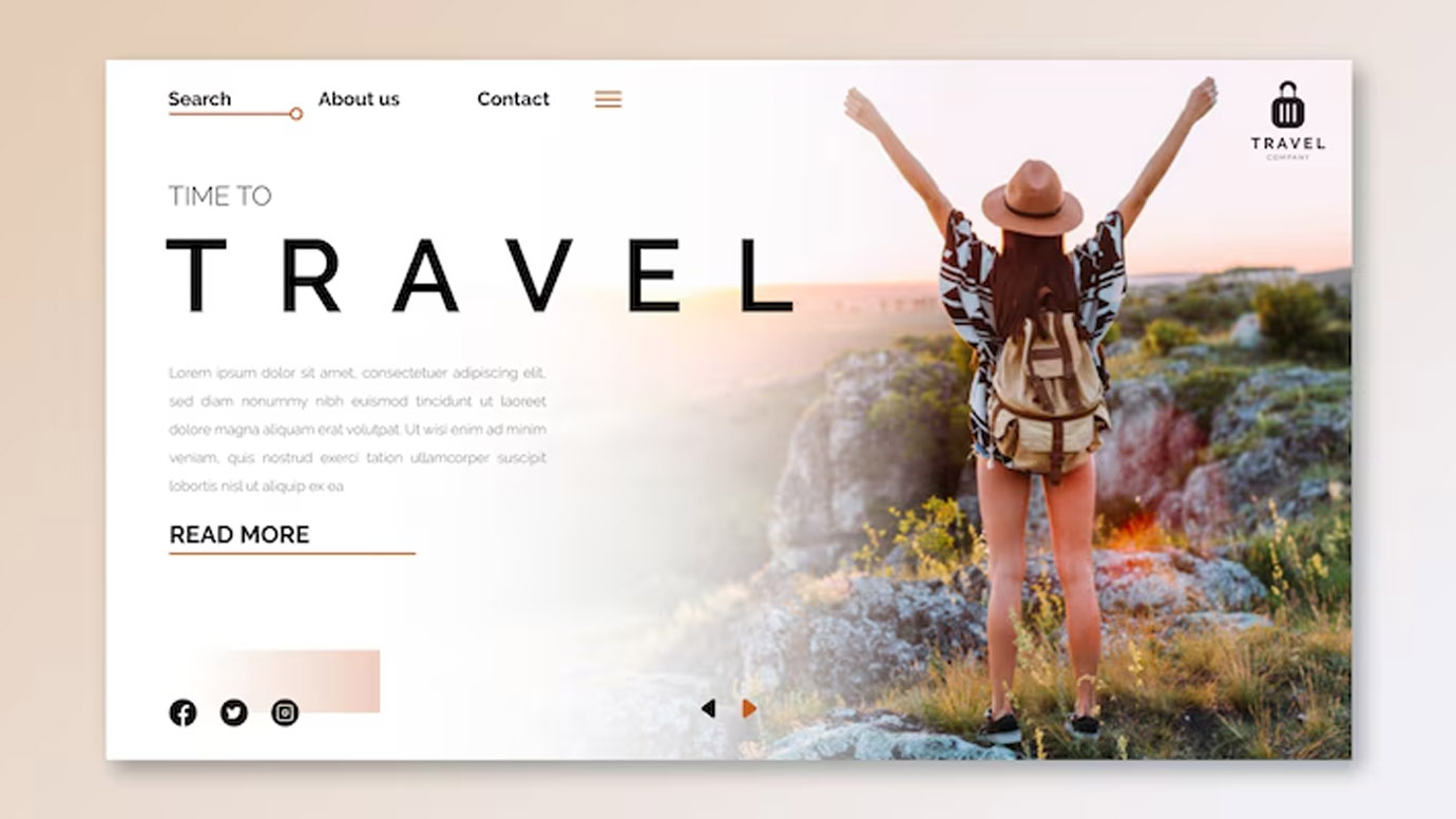 Explore the World Online with Travel Web Development Company by invoIdea 1 Travel Website