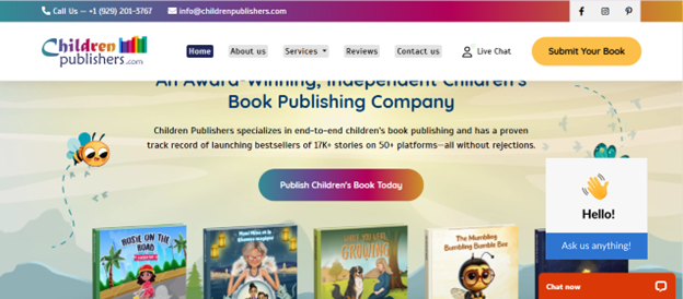Children Publishers US 1 children publishers homepage