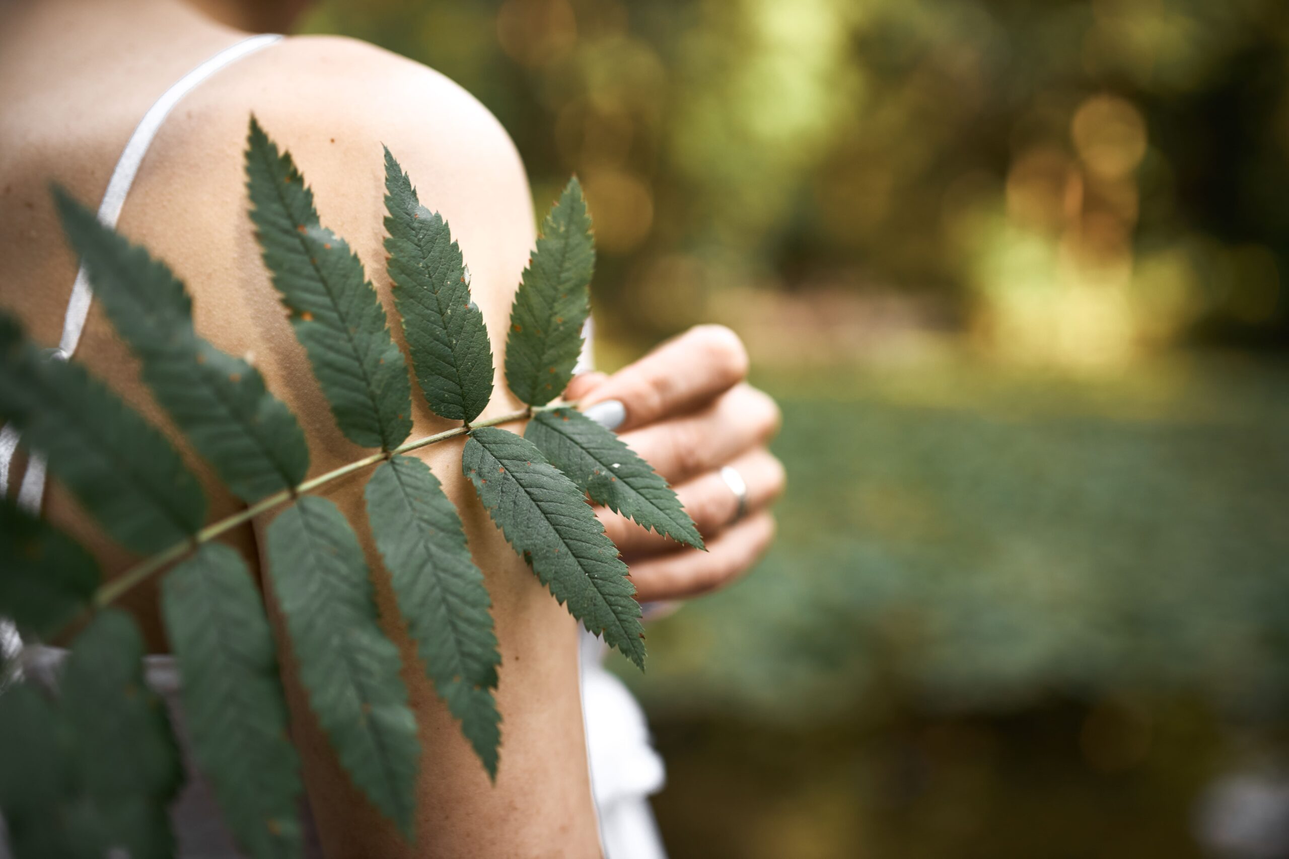 Sacred Ayahuasca Retreat in the Mountains of Peru 1 cropped image unknown mysterious young woman posing park holding green leaf while relaxing outdoors sunny day close up fern plant female hand 1 1 scaled