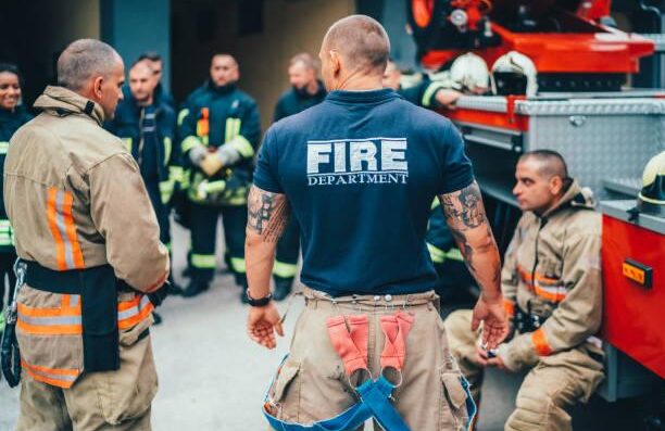 fire department shirts compressed