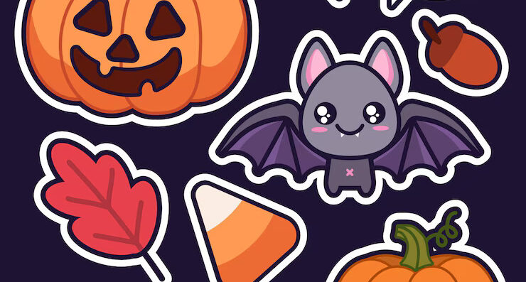 halloween themed stickers 727501 229