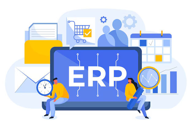 hand drawn flat design erp illustration 23 2149379505