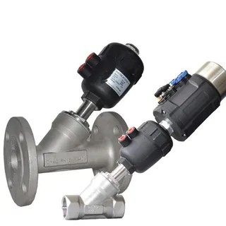 Pneumatic Angle Seat Valves