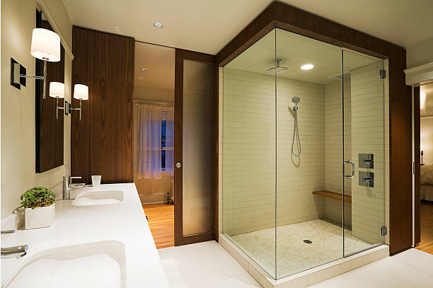 Elevate Your Bathroom  Frameless Sliding Glass