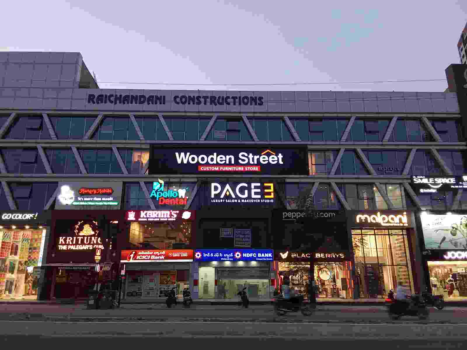 Wooden Street Furniture Store in Kokapet Hyderabad