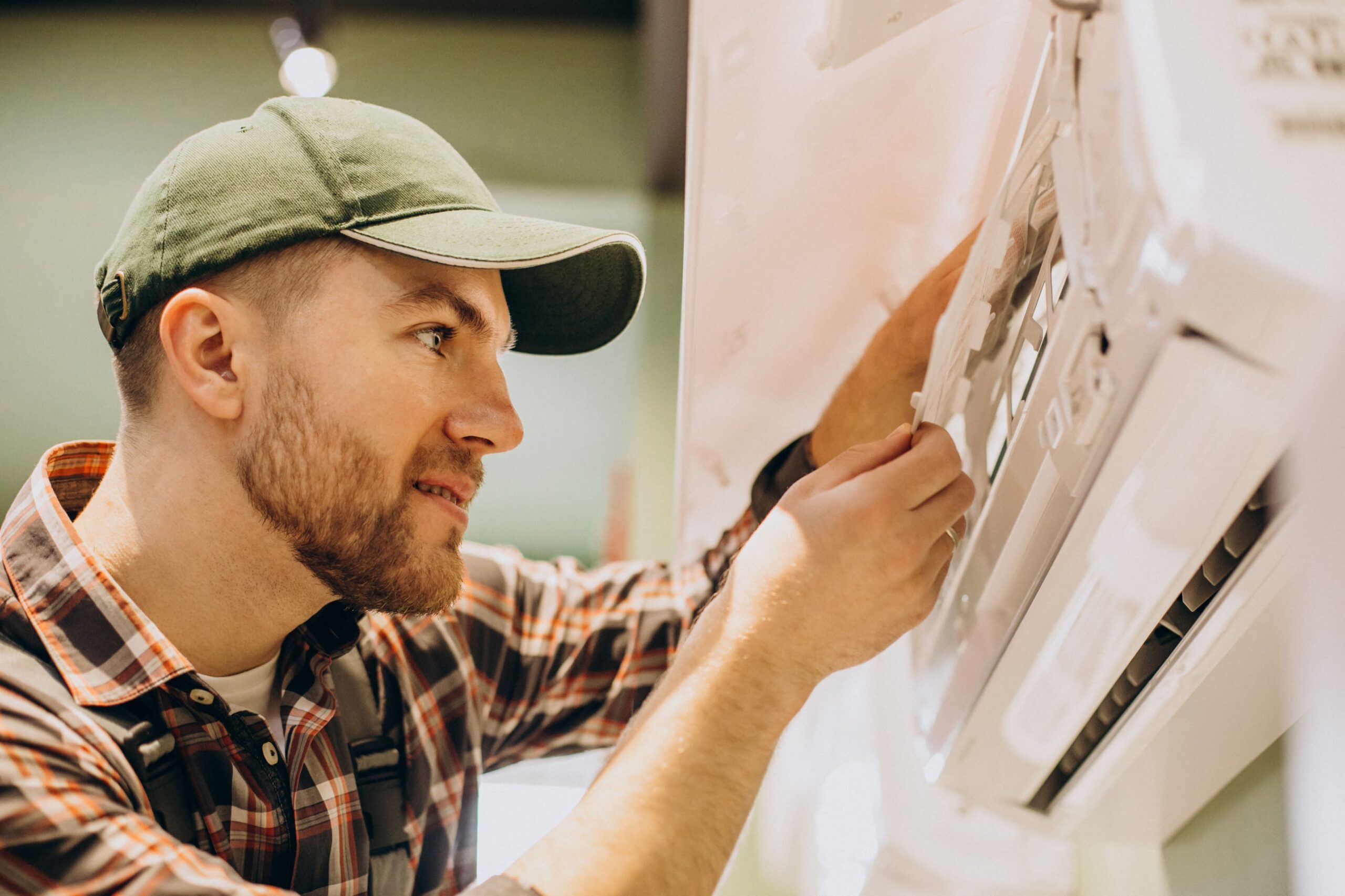 Affordable Air Conditioning Installation Services in London 1 repairman doing air conditioner service 2 1 scaled