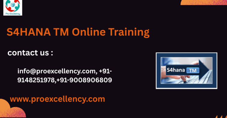 sap s4 hana tm online training banner