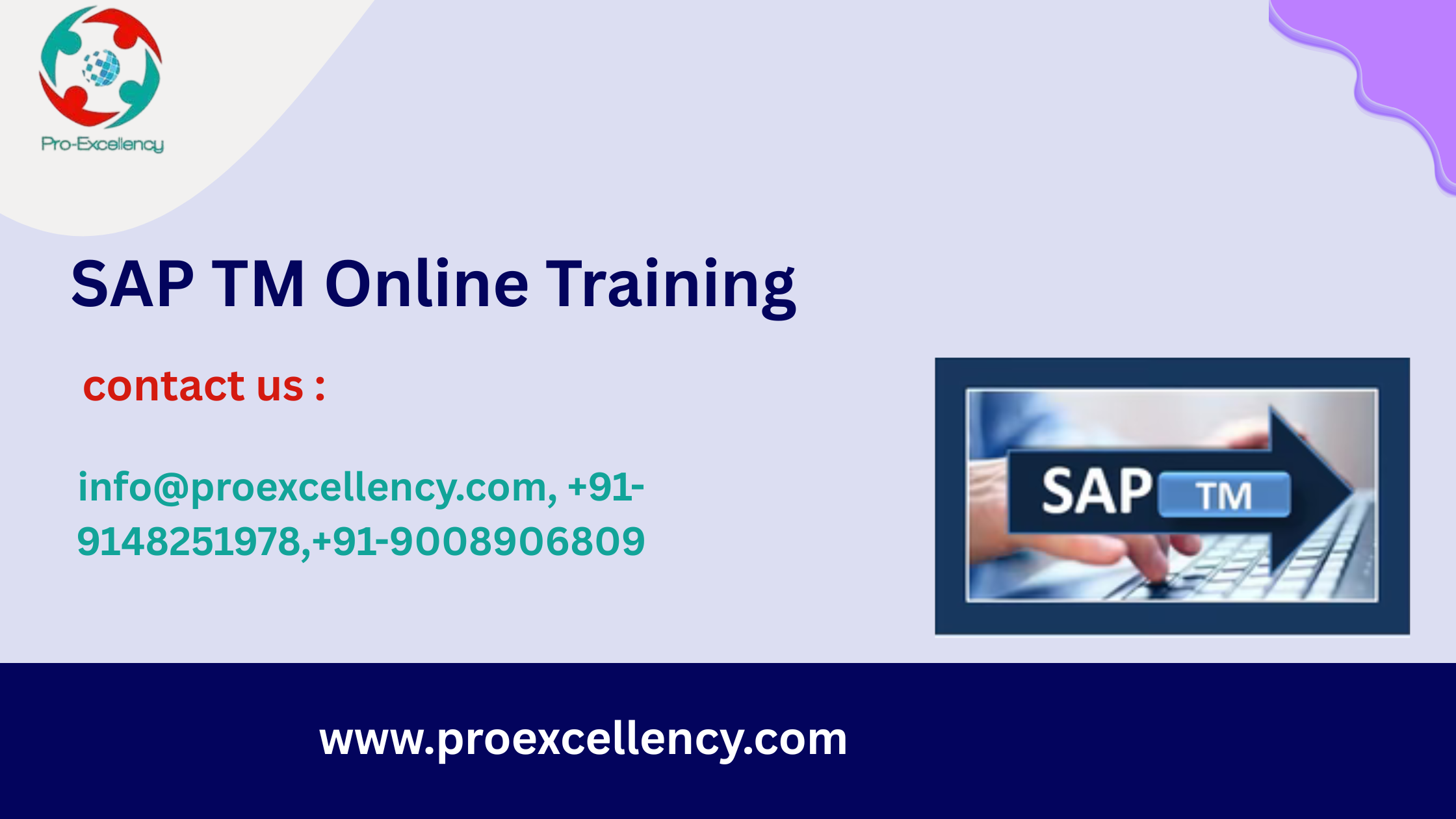 Learn SAP TM with Proexcellency Solutions: The Best Course in Hyderabad, Bangalore, and Mumbai (2025) 1 sap tm online training banner 3