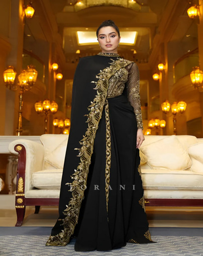 Shop Shraddha Kapoor Black Dress – Celebrity Outfits Online 1 sharadha corset 1
