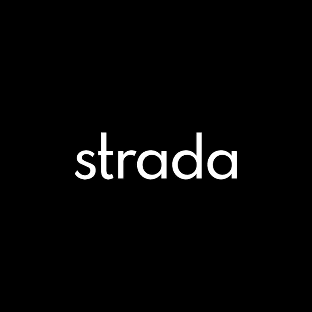 strada black logo
