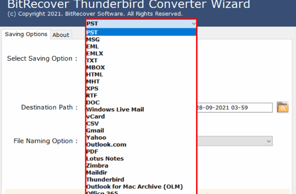 thunderbird converter 3