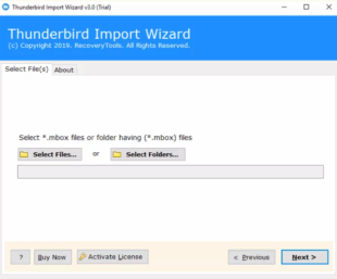 thunderbird import tool