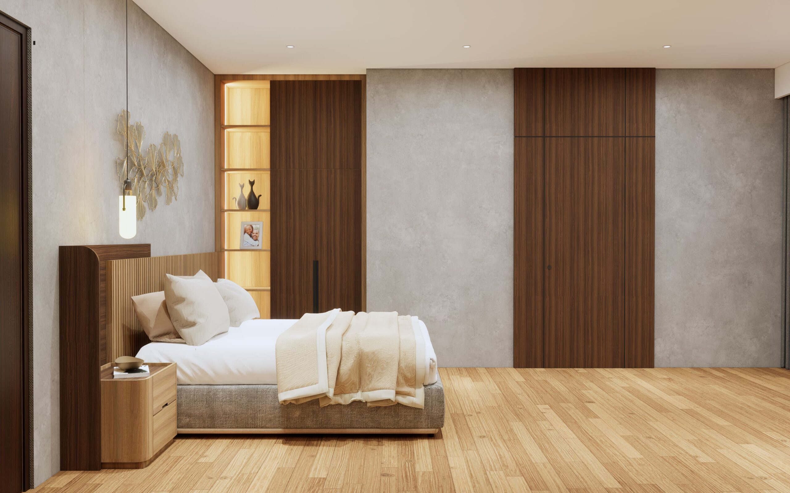 Beautiful Wooden Bedroom Furnishings with Classic Style & Quality 1 wood color bedroom design 1 scaled