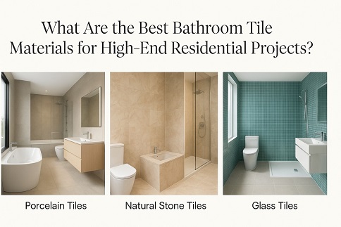 What Are the Best Bathroom Tile Materials for High-End Residential Projects?