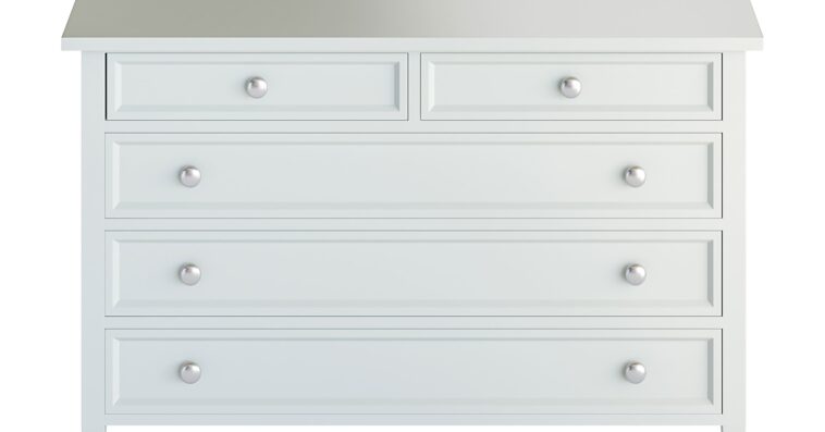 3d rendering wooden cupboard with shelf drawers isolated white background 1 1