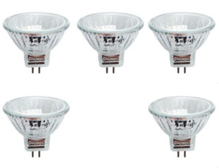 5 Bulbs MR11 halogen Anyray 40809